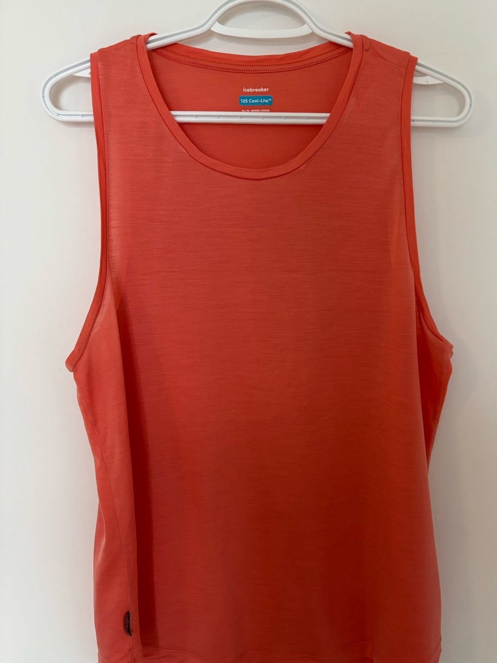 Icebreaker Women's Orange Sleeveless Tank Top Size XL